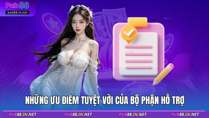 Những ưu điểm tuyệt vời của bộ phận hỗ trợ